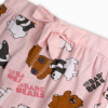 Dievčenské pyžamo WE BARE BEARS ružové