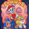 Chlapčenské termo pyžamo PAW PATROL TEAM WORK červené
