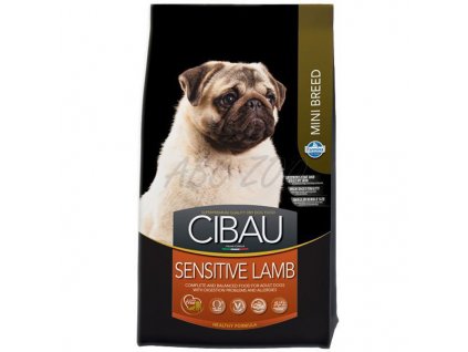 farmina mo sp cibau dog sensitive lamb mini 800 g