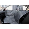 Ochranný poťah na zadné sedačky s bokmi šedý  odolný materiál, dobre zapadne na hlavové opierky, ochrana dverí