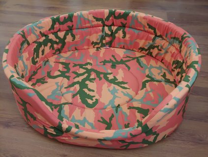 Pelech bavlna řada Army pink