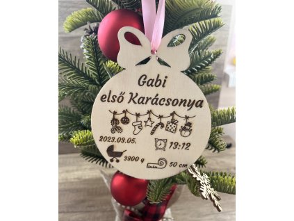 első karácsony egyedi