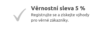 Věrnostní sleva pro registrované