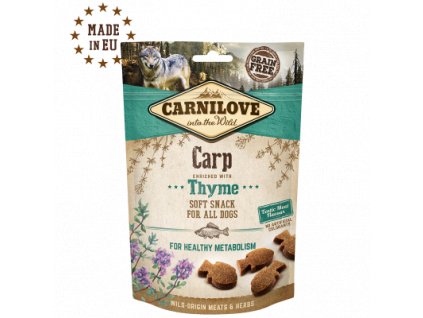 Carnilove Dog Semi Moist Snack Carp&Thyme 200g