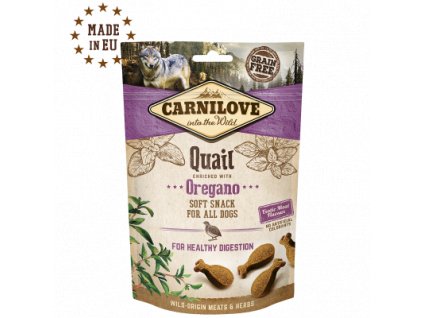 Carnilove Dog Semi Moist Snack Quail&Oregano 200g