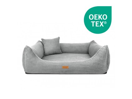 Pelíšek RIMINI ortopedický - šedý