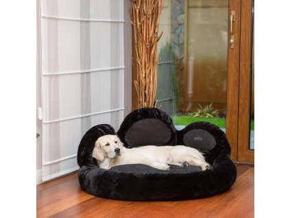 Pelíšek pro psa Tlapa - černý vel. XL VÝPRODEJ