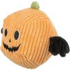 Trixie Dýňový netopýr HALLOWEEN, plyšová hračka se zvukem, 10 cm, oranžová
