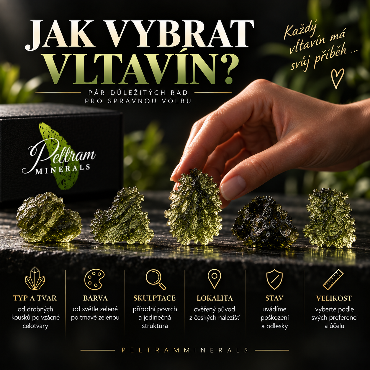Jak vybrat vltavín