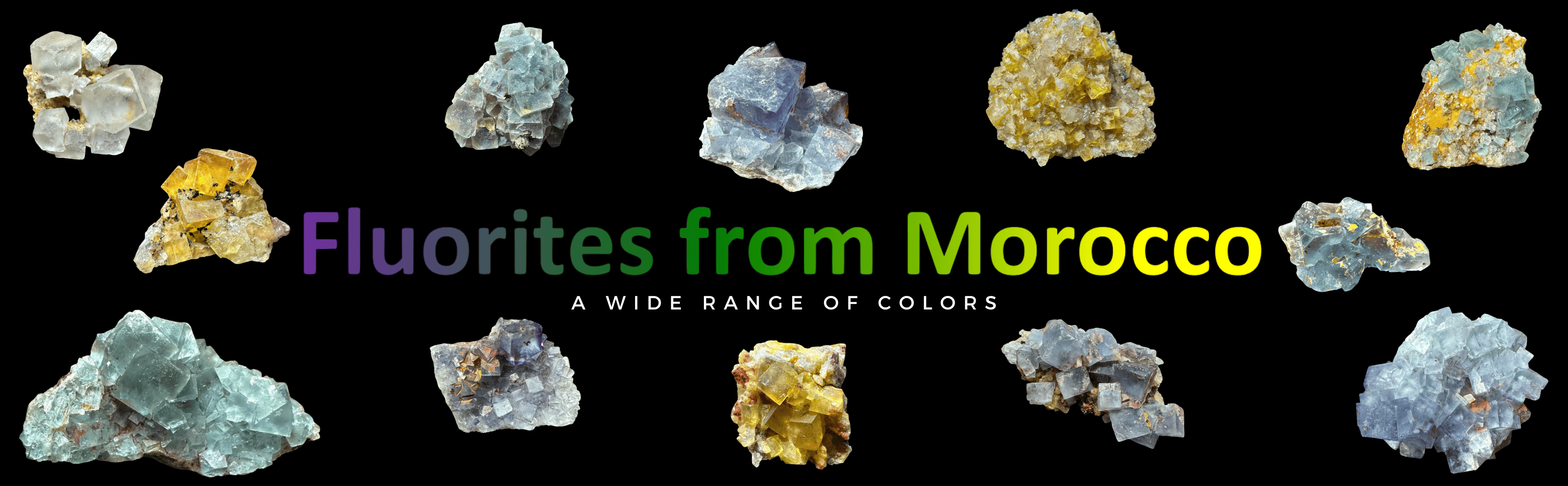 Fluorites from Morocco