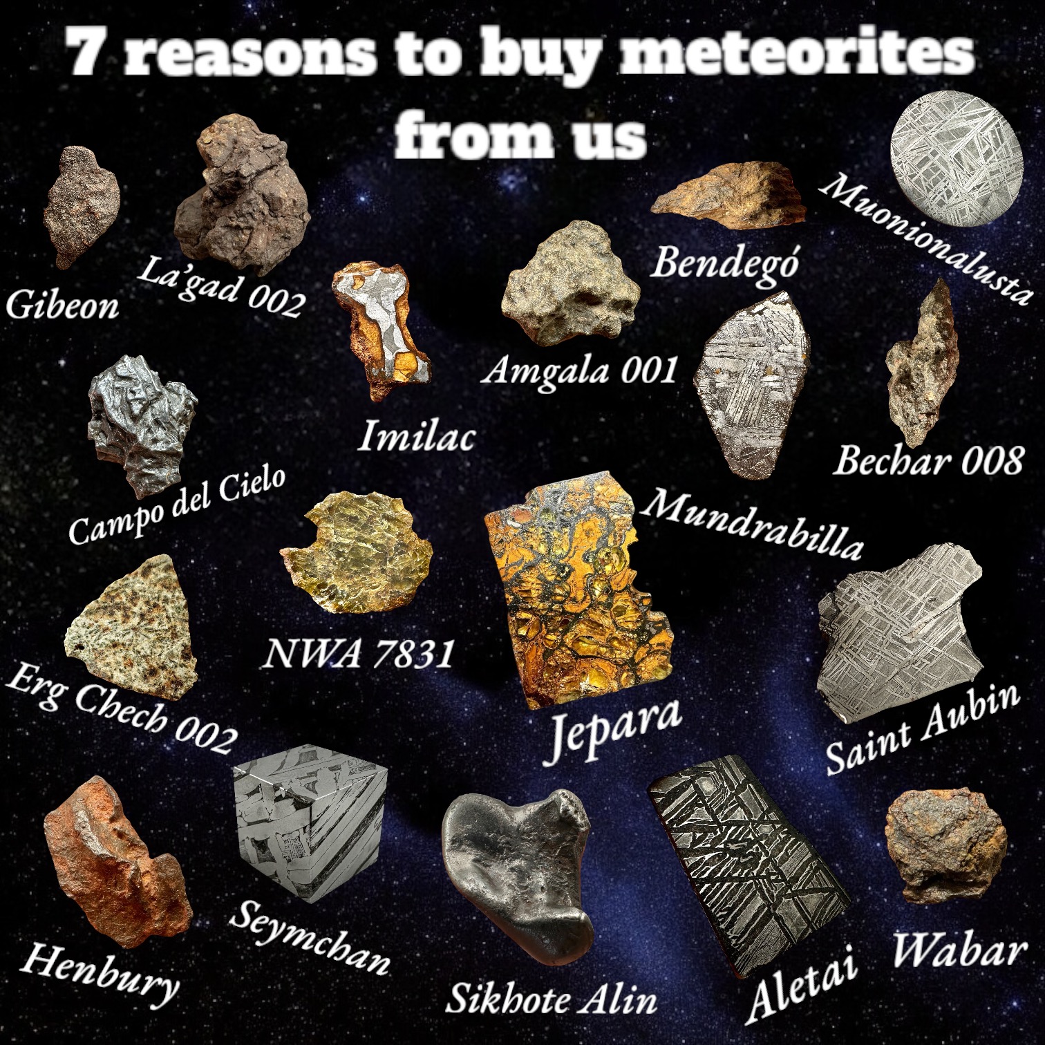 Why buy meteorite from us?
