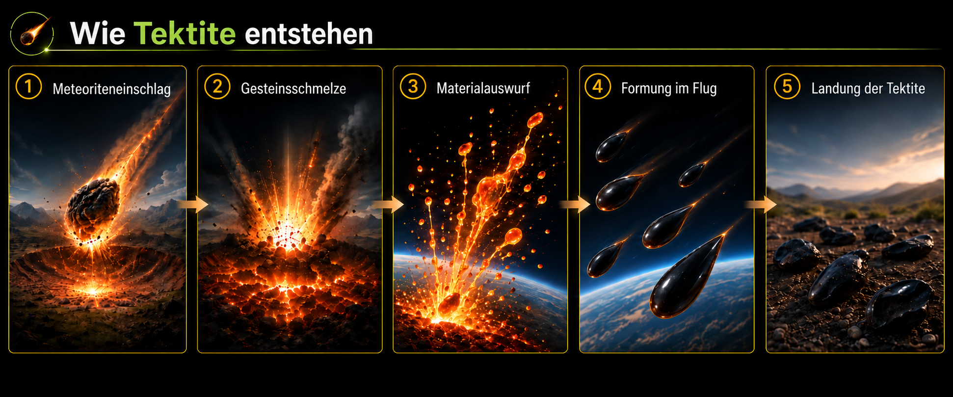 Tektite-Entstehung