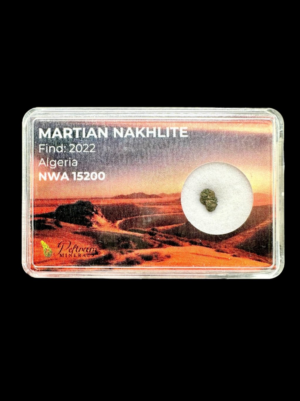 Meteorit NWA 15200 – 0,08g – Alžírsko, Severozápadní Afrika