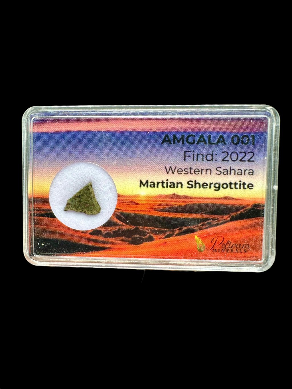 Meteorit Amgala 001 – 0,12g – Západní Sahara