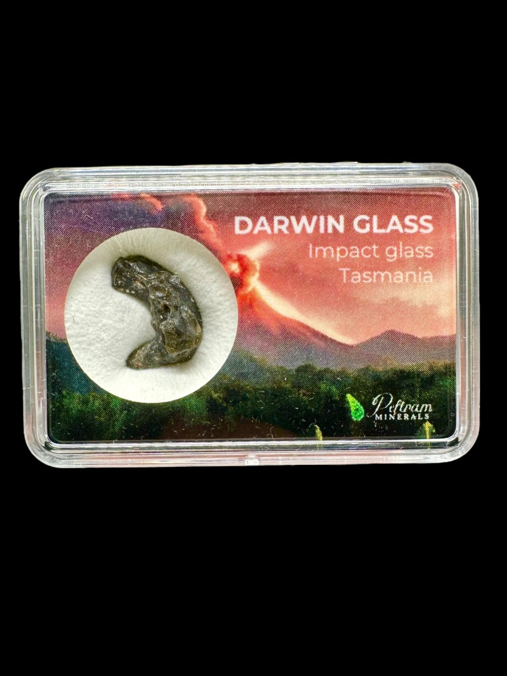 Darwin glass in box 1,3g – Queenstown, Tasmania