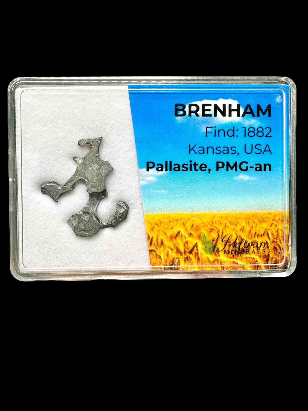 Meteorit Pallasit Brenham 3,28g – Kansas, USA