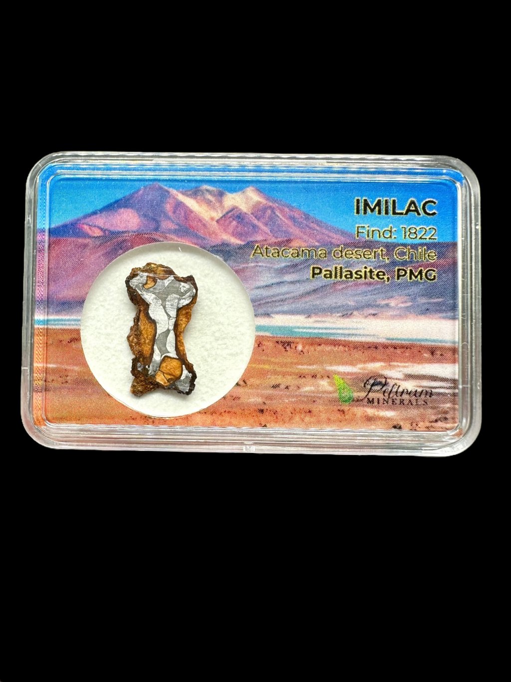 Meteorit Pallasit Imilac 1,4g / Endschnitt – Chile