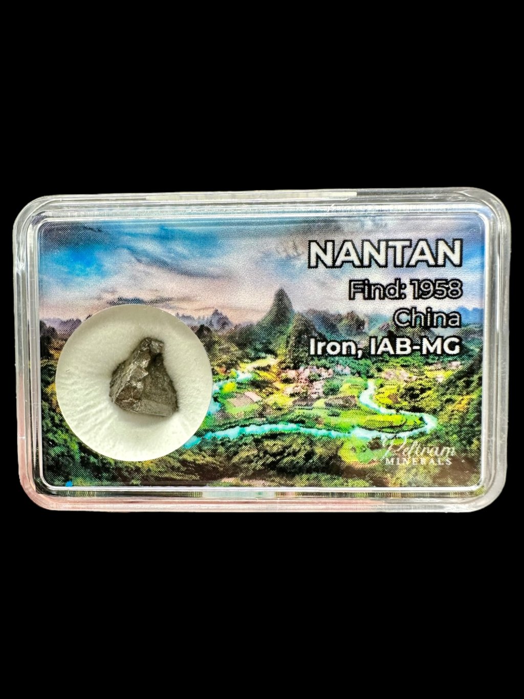 Meteorit Nantan 1,7g – Guangxi, Čína