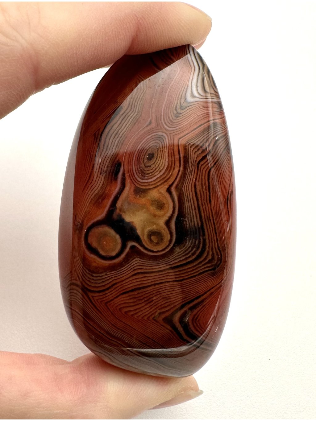 Getrommelter Achat – Madagaskar