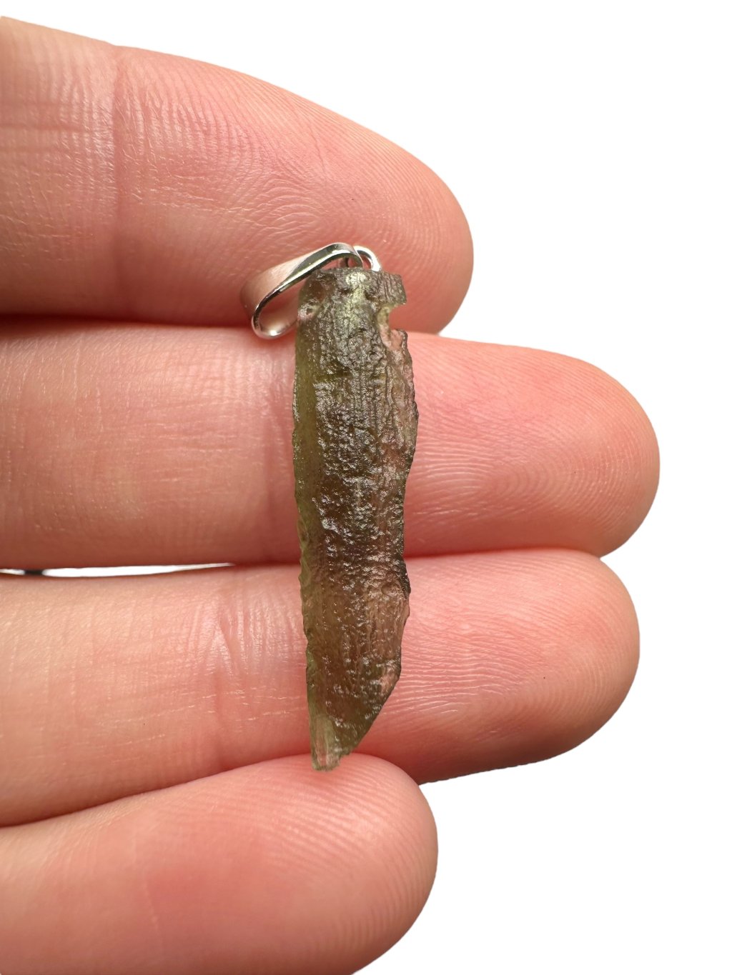 Moldavit Anhänger 0,8g