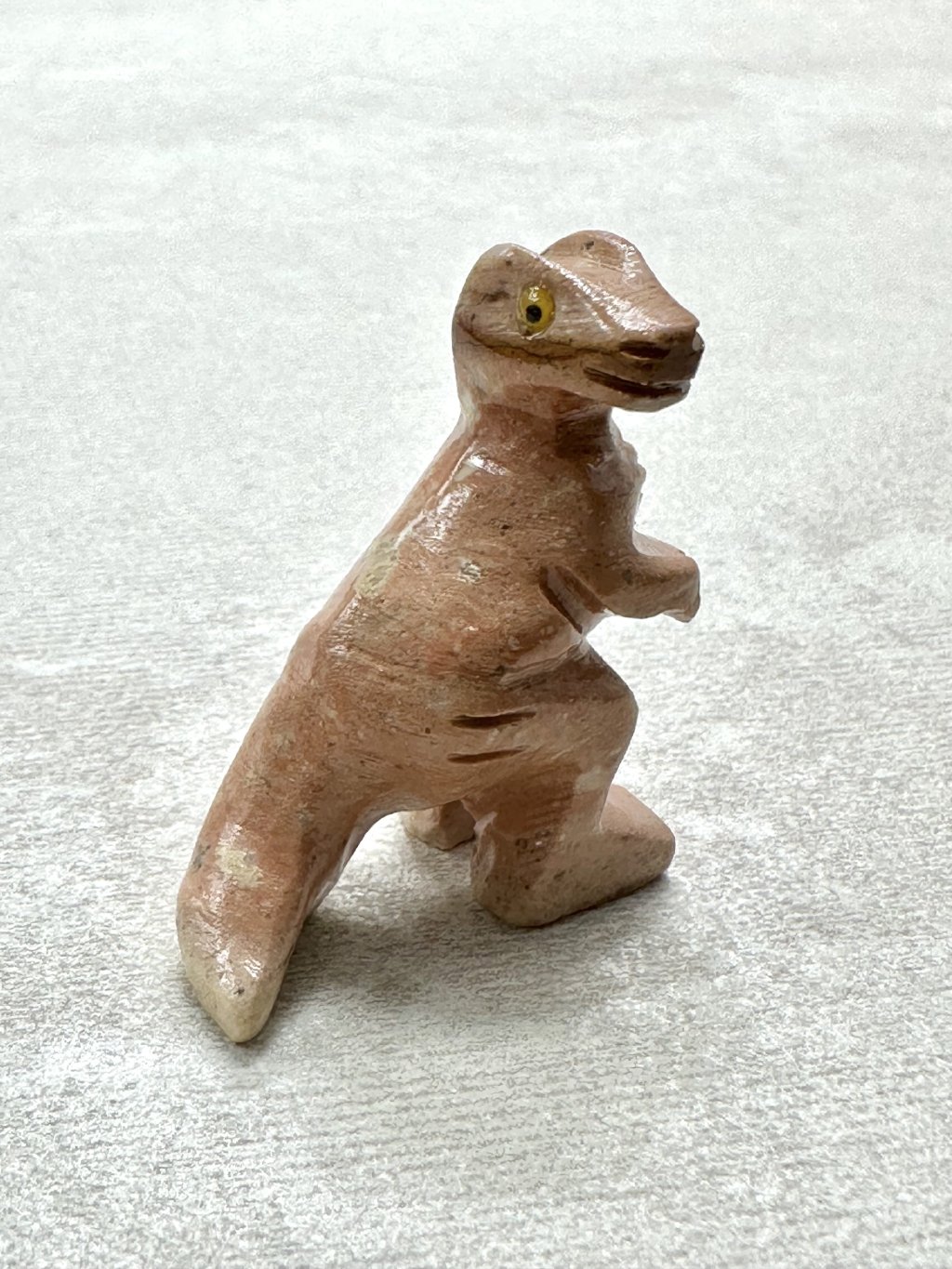 Animal made of soapstone – dinosaur