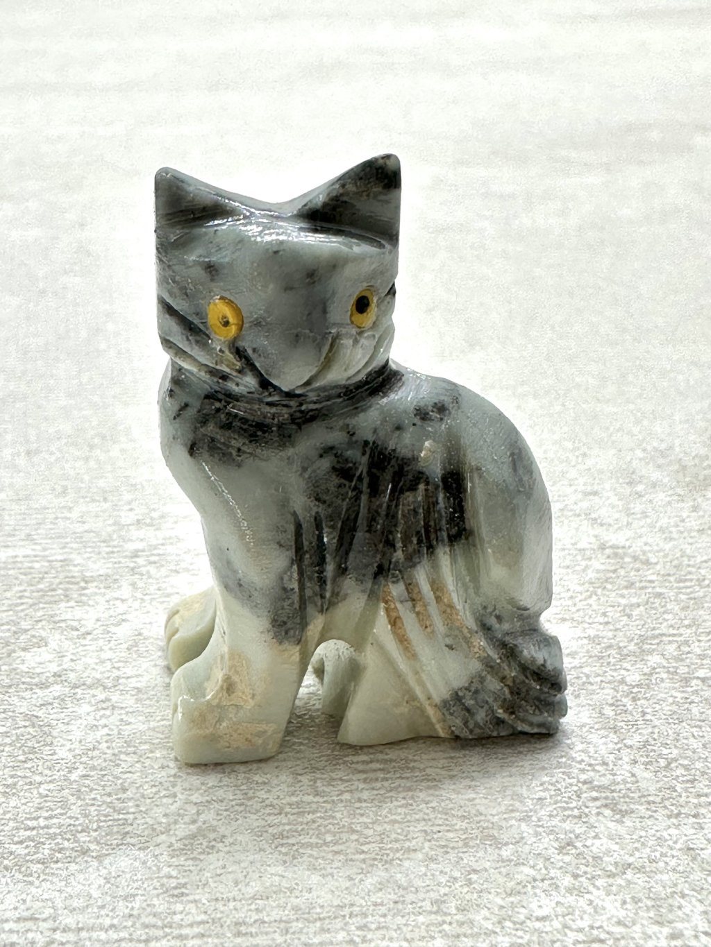 Animal made of soapstone – cat