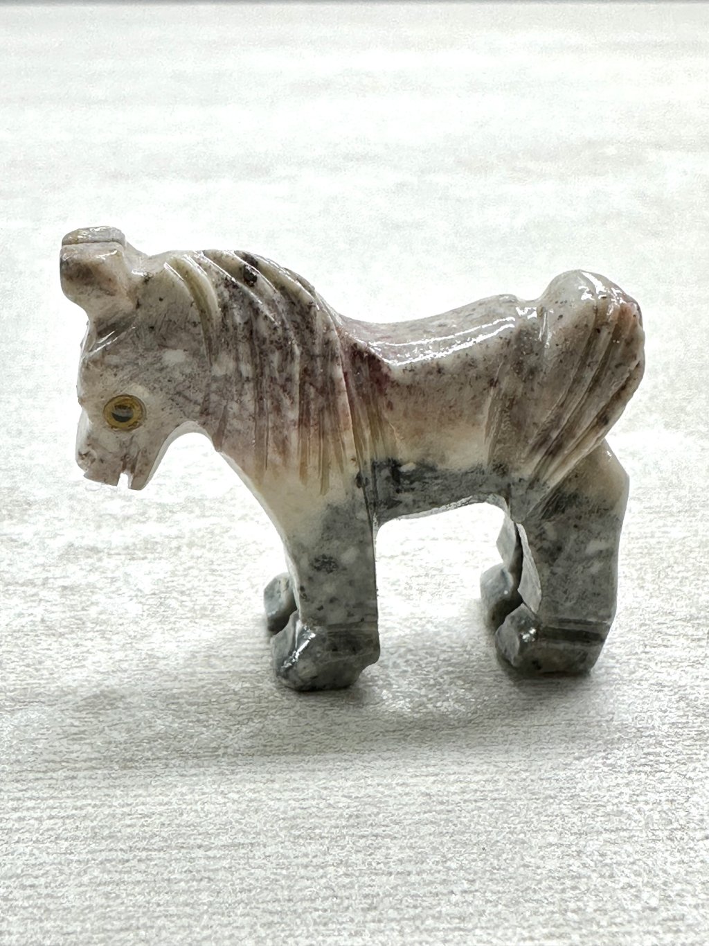 Animal made of soapstone – horse