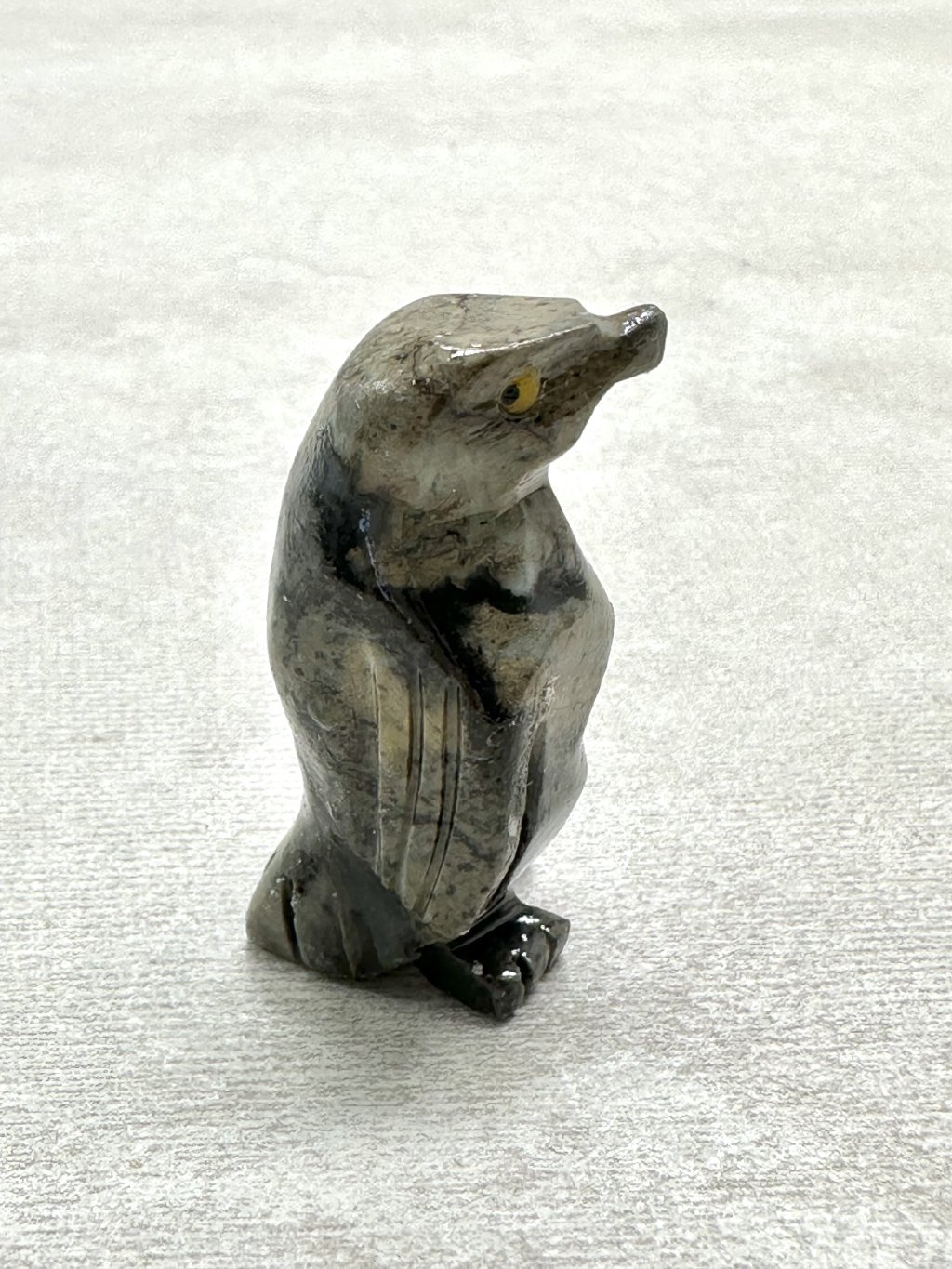 Animal made of soapstone – penguin