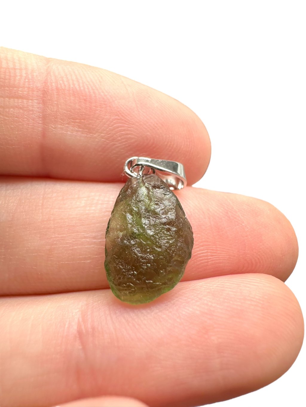 Moldavit Anhänger 0,8g