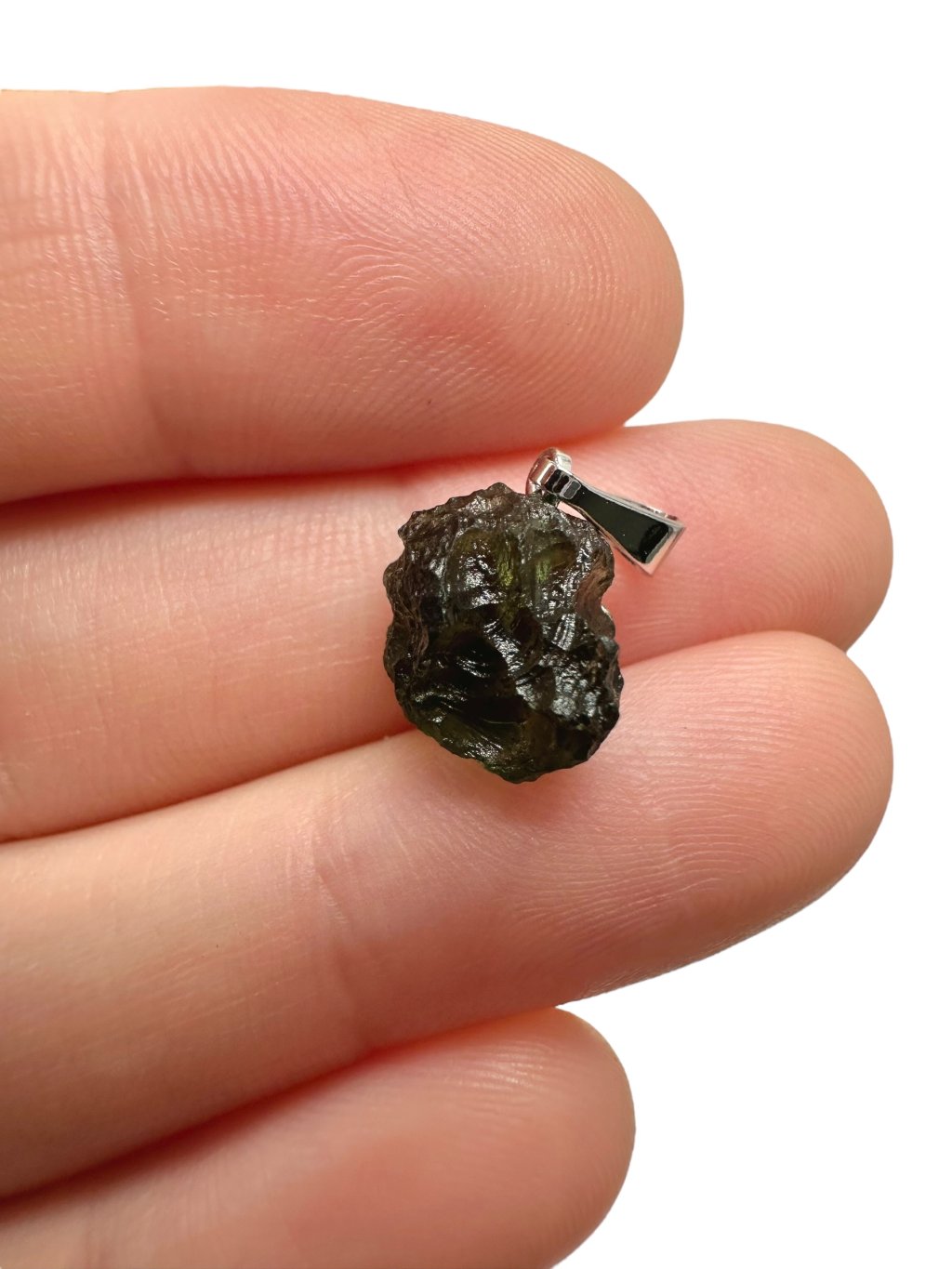 Moldavit Anhänger 1,2g