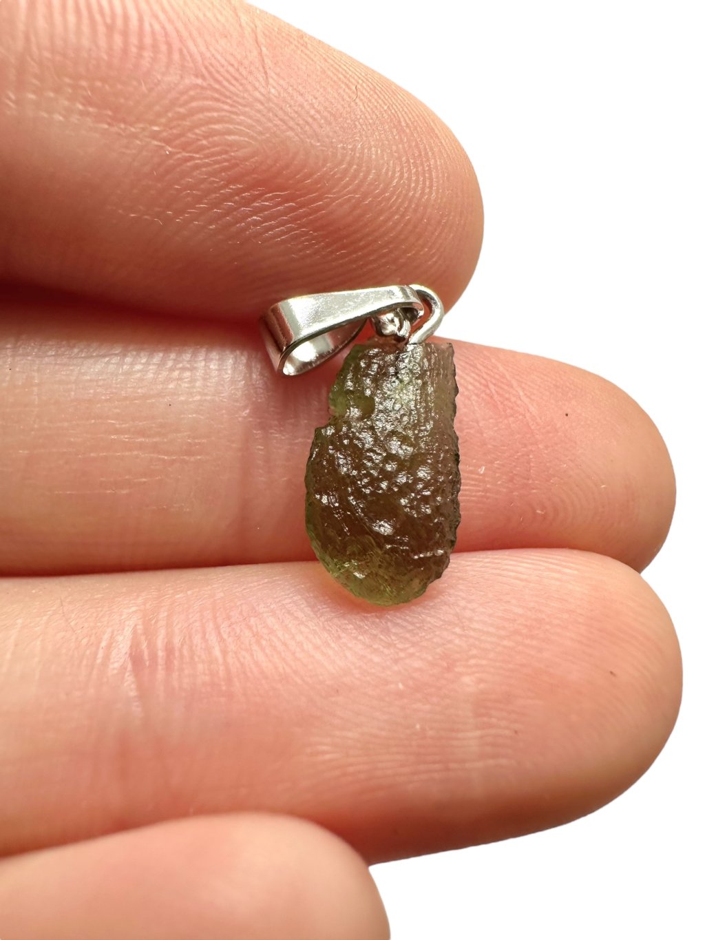 Moldavit Anhänger 0,4g