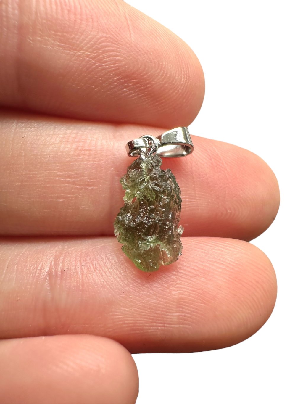 Moldavit Anhänger 0,4g