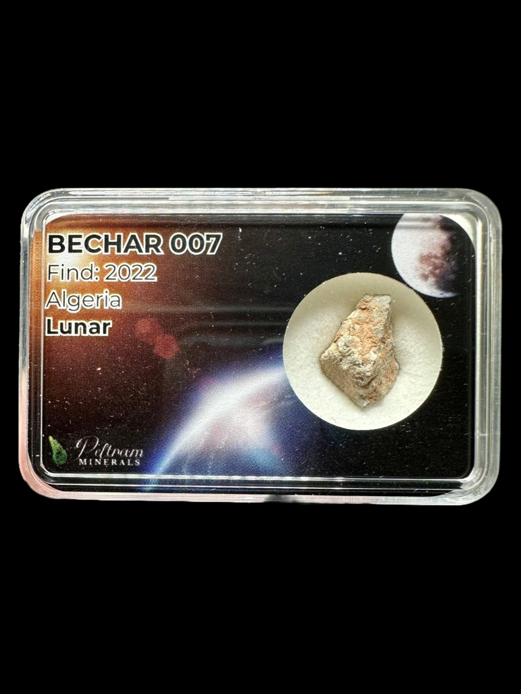 Lunar meteorite Bechar 007 – 0,8g – Algeria