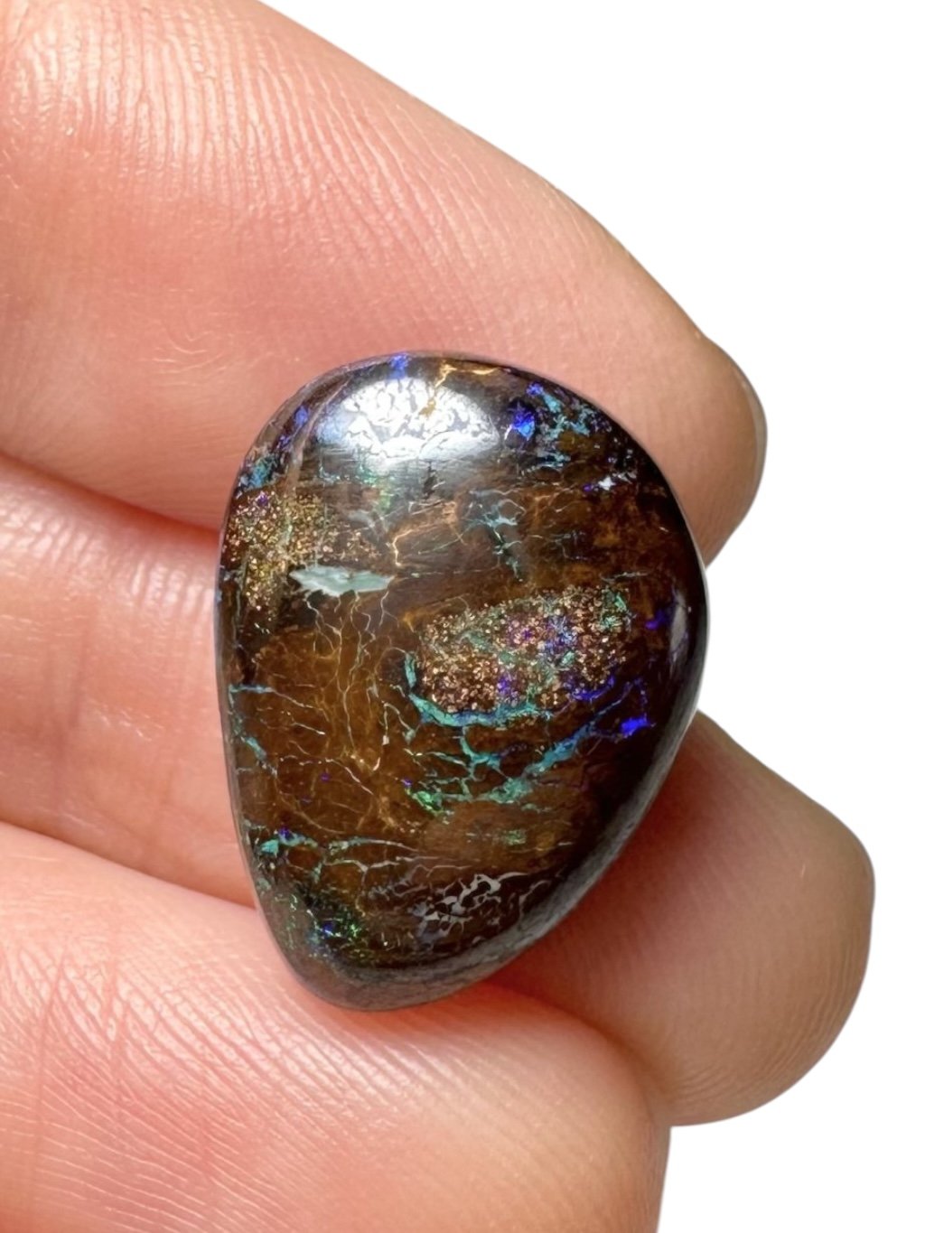 Boulder Opal 11,4ct – Cabochon – Queensland, Australien