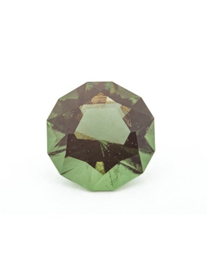 Faceted moldavite