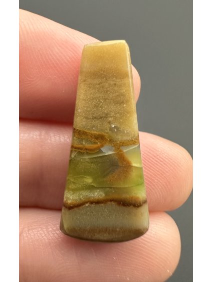 Petrified opalized wood with natural copper  – West Java, Indonesia