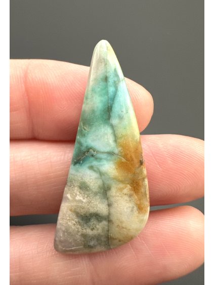 Petrified opalized wood with natural copper  – West Java, Indonesia