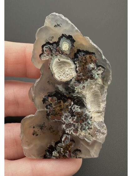 Chrysokoll mit natürlichem Kupfer – Ternate, Indonesien