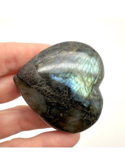 Labradorite heart 5,3 cm – Madagascar