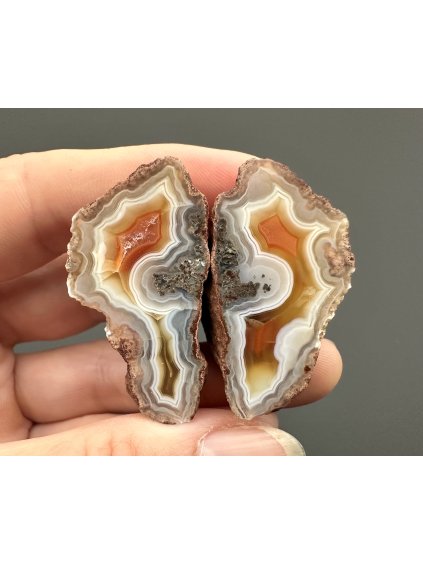 Agate (pair) – Malawi, Africa