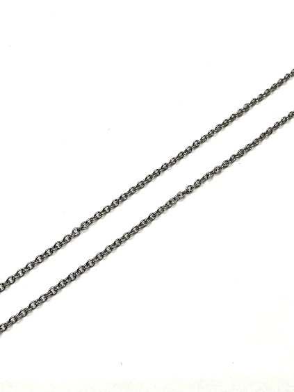 Kette aus Chirurgenstahl 45 cm, Breite 2 x 1,5 mm