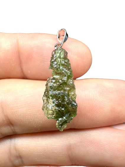 Moldavite pendant