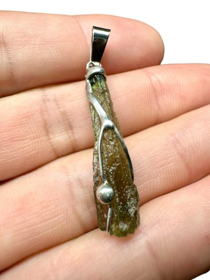 Moldavite pendant