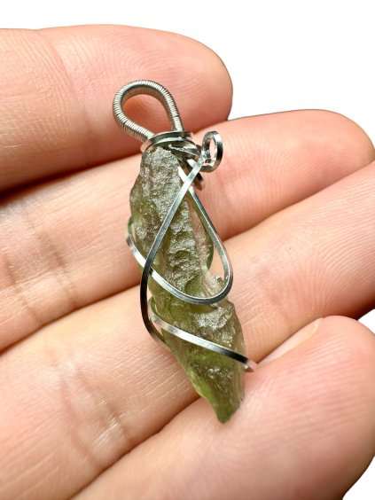 Moldavite pendant
