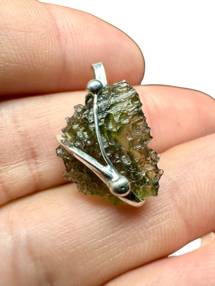 Moldavite pendant