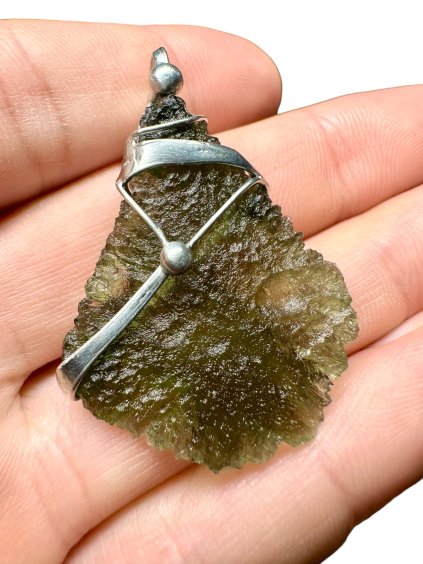 Moldavite pendant