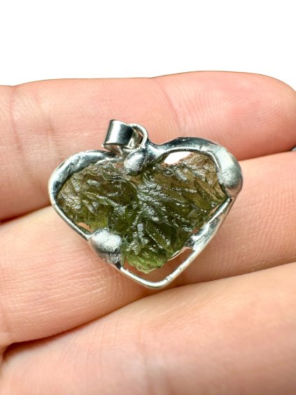 Moldavite pendant