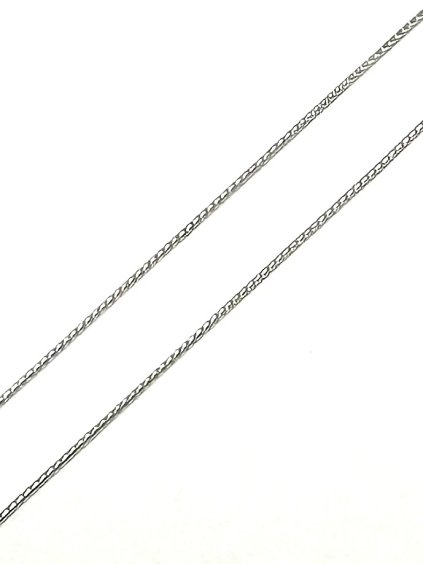 Stříbrný řetízek 40 cm, šířka 0,6mm, Ag 925/1000