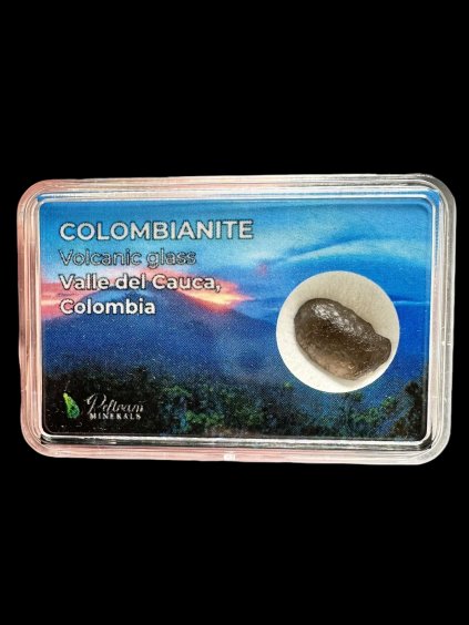 Kolumbianit in der Box 1g – Valle del Cauca, Kolumbien