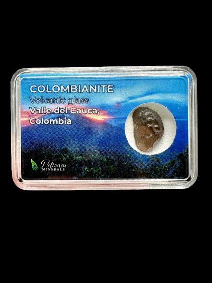 Kolumbianit in der Box 1,1g – Valle del Cauca, Kolumbien